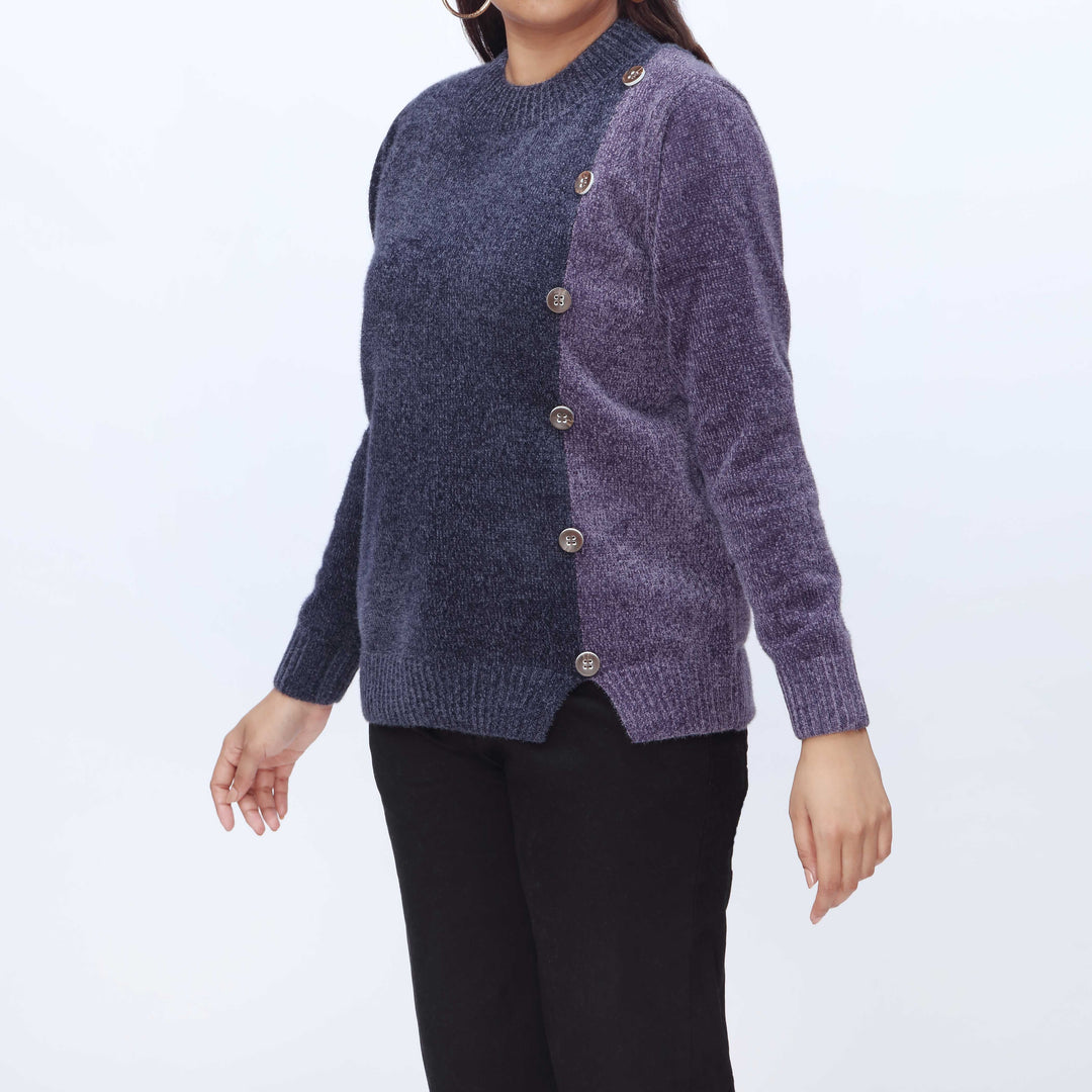 Purple Mid Length Cardigan PW3916