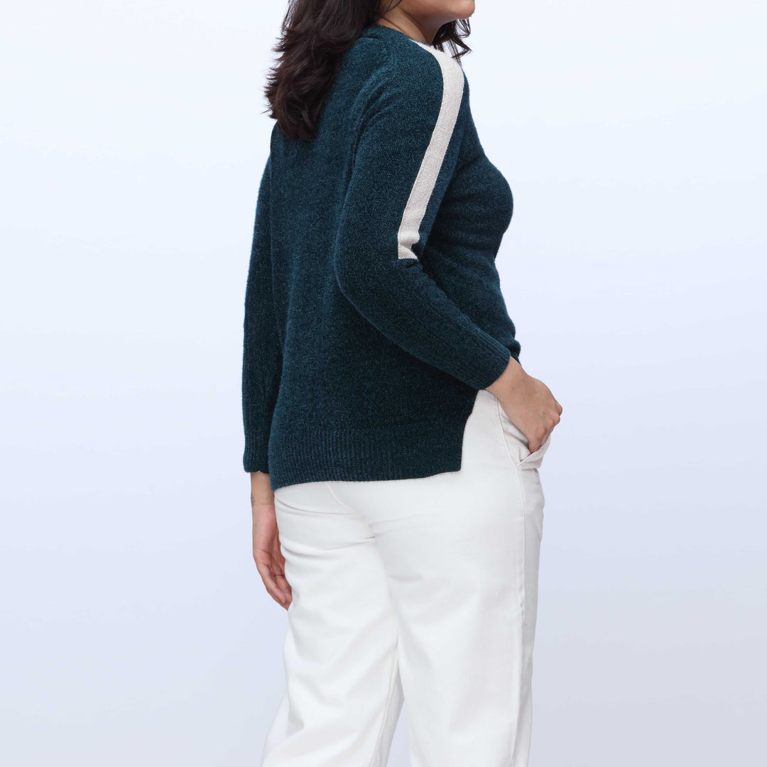 Green Mid Length Cardigan PW3931