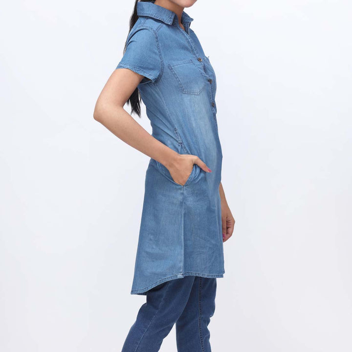 Denim Collar Shirt PW3960