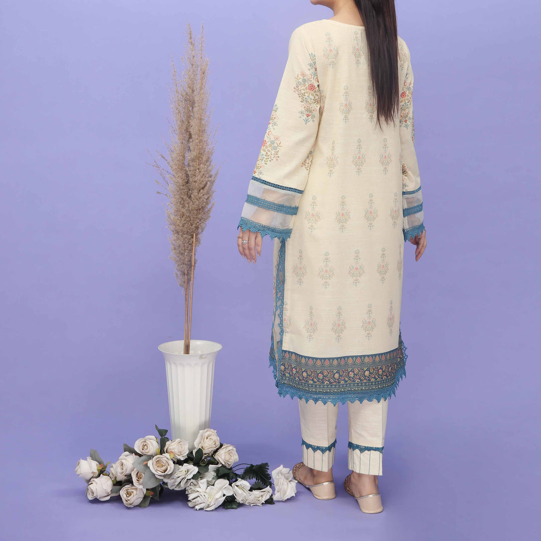 2PC- Printed Khaddar PW4144