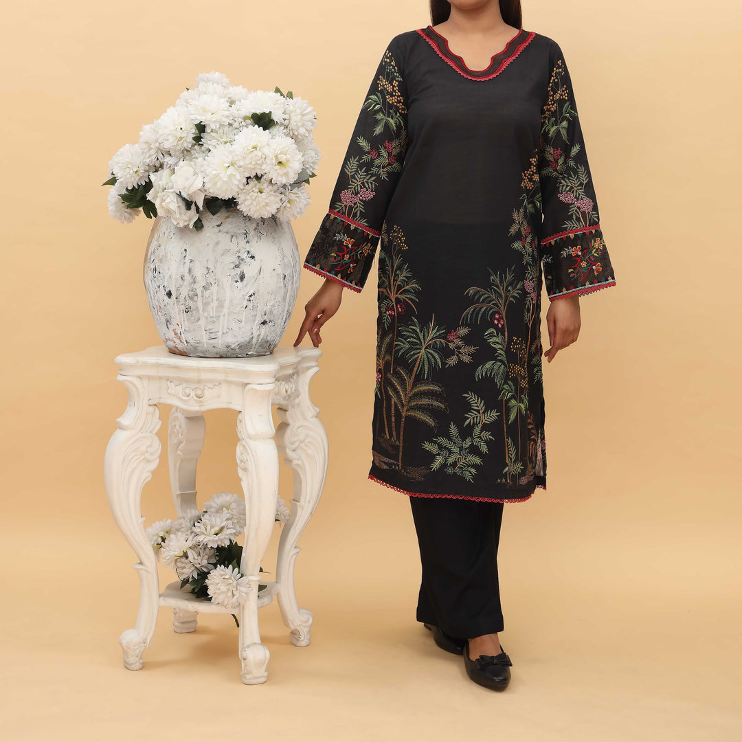 2PC- Embellished Cord Set PW4159