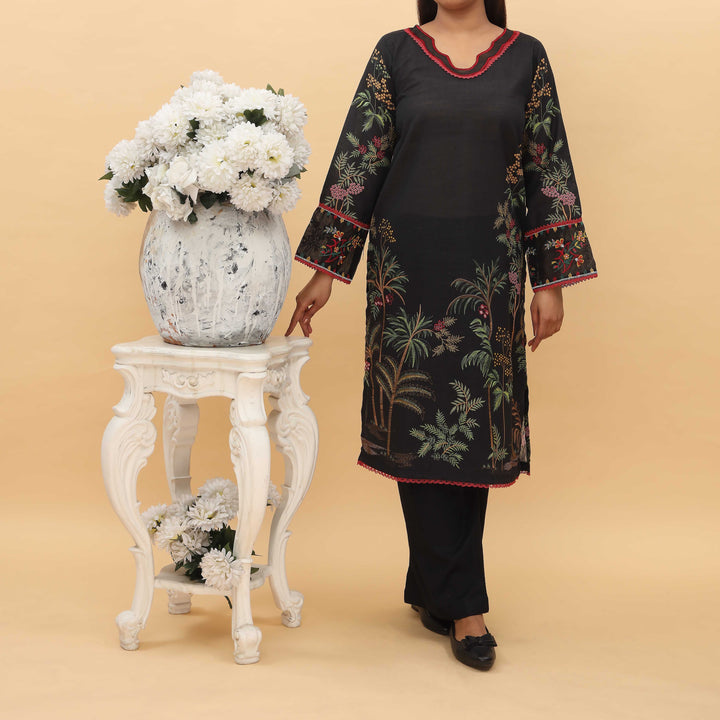 2PC- Embellished Cord Set PW4159