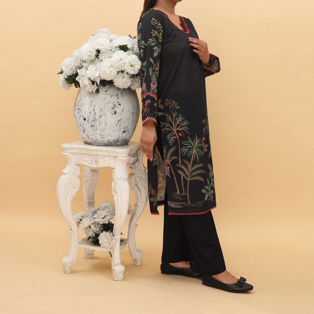 2PC- Embellished Cord Set PW4159