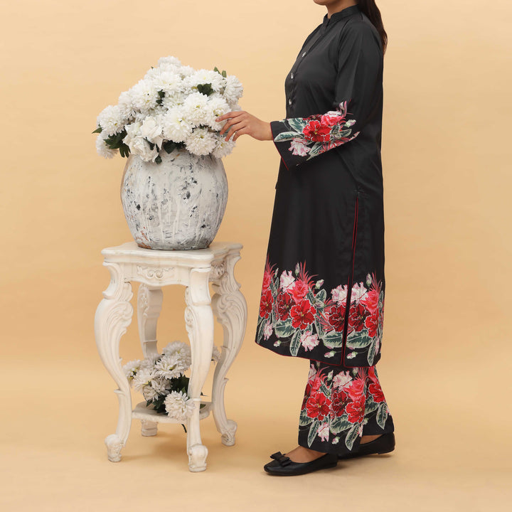 2PC-  Printed Khaddar Cord Set PW4170