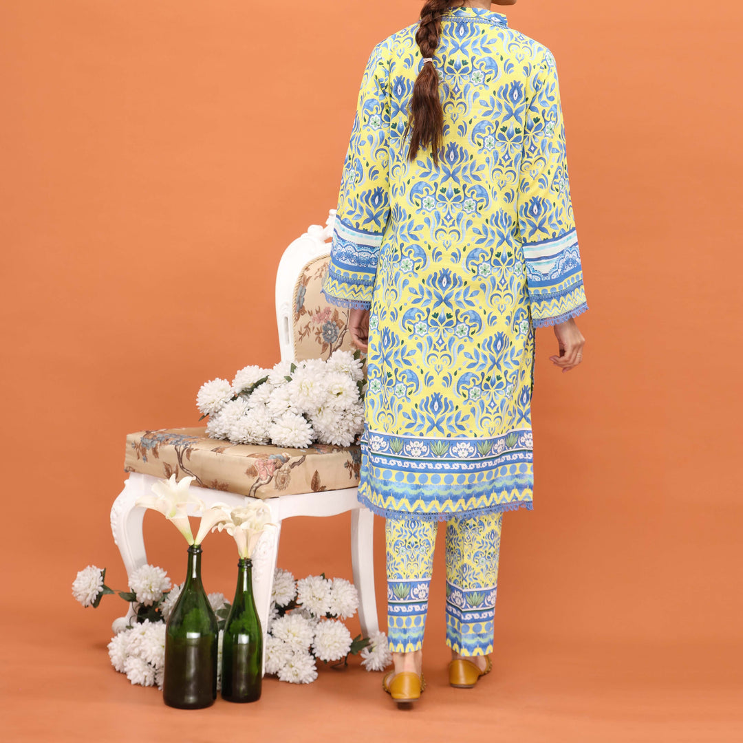 2PC- Printed Khaddar Suit PW4174