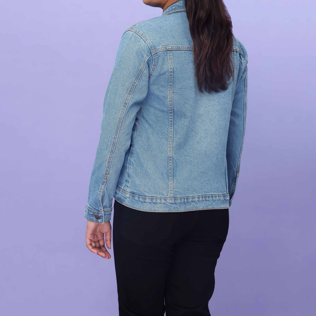 Sky Blue Denim Jacket PW4285