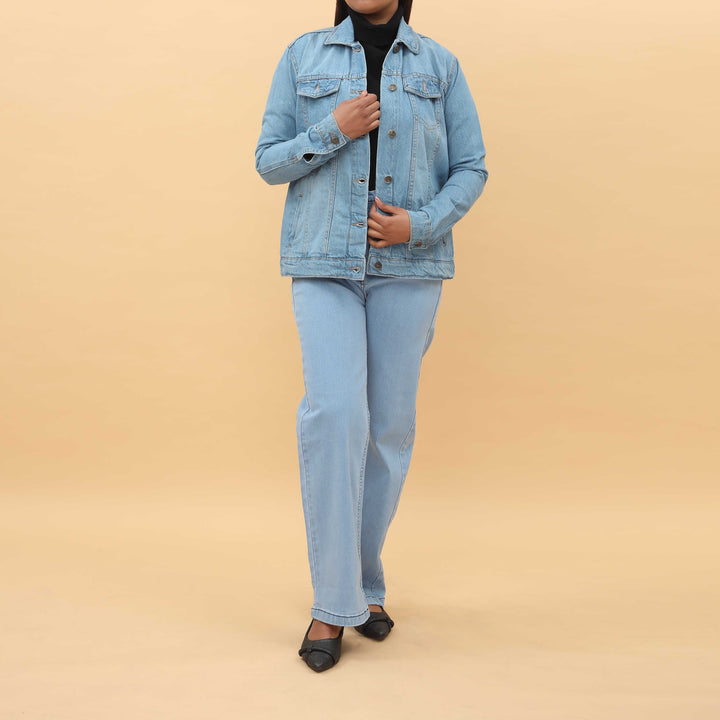 Sky Blue Denim Jacket PW4290