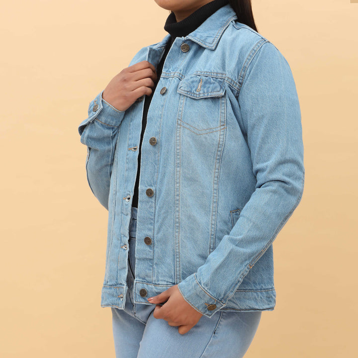 Sky Blue Denim Jacket PW4290
