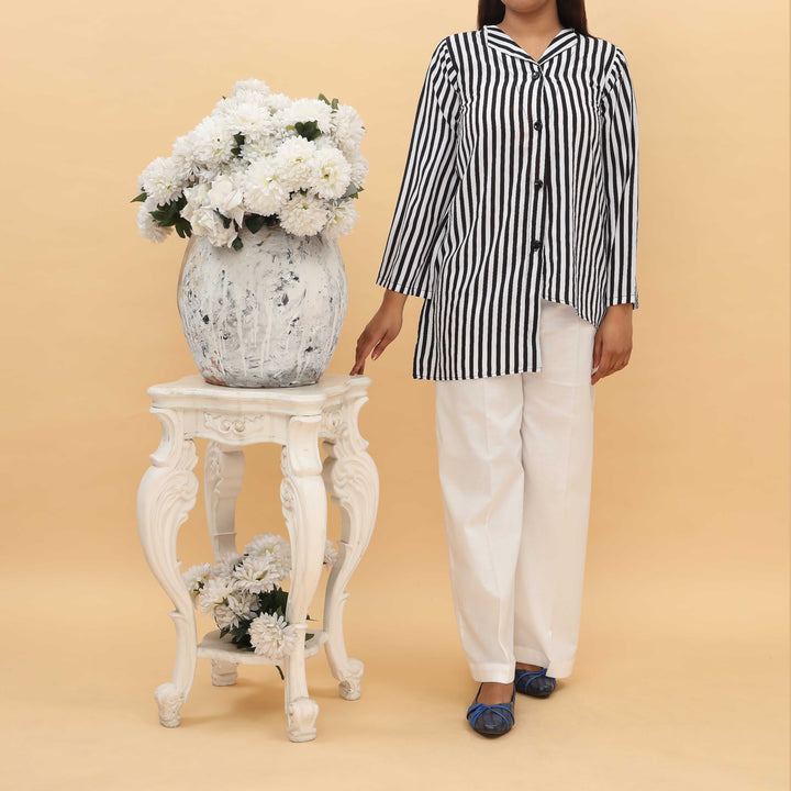 Black Striper Shirt PW4334