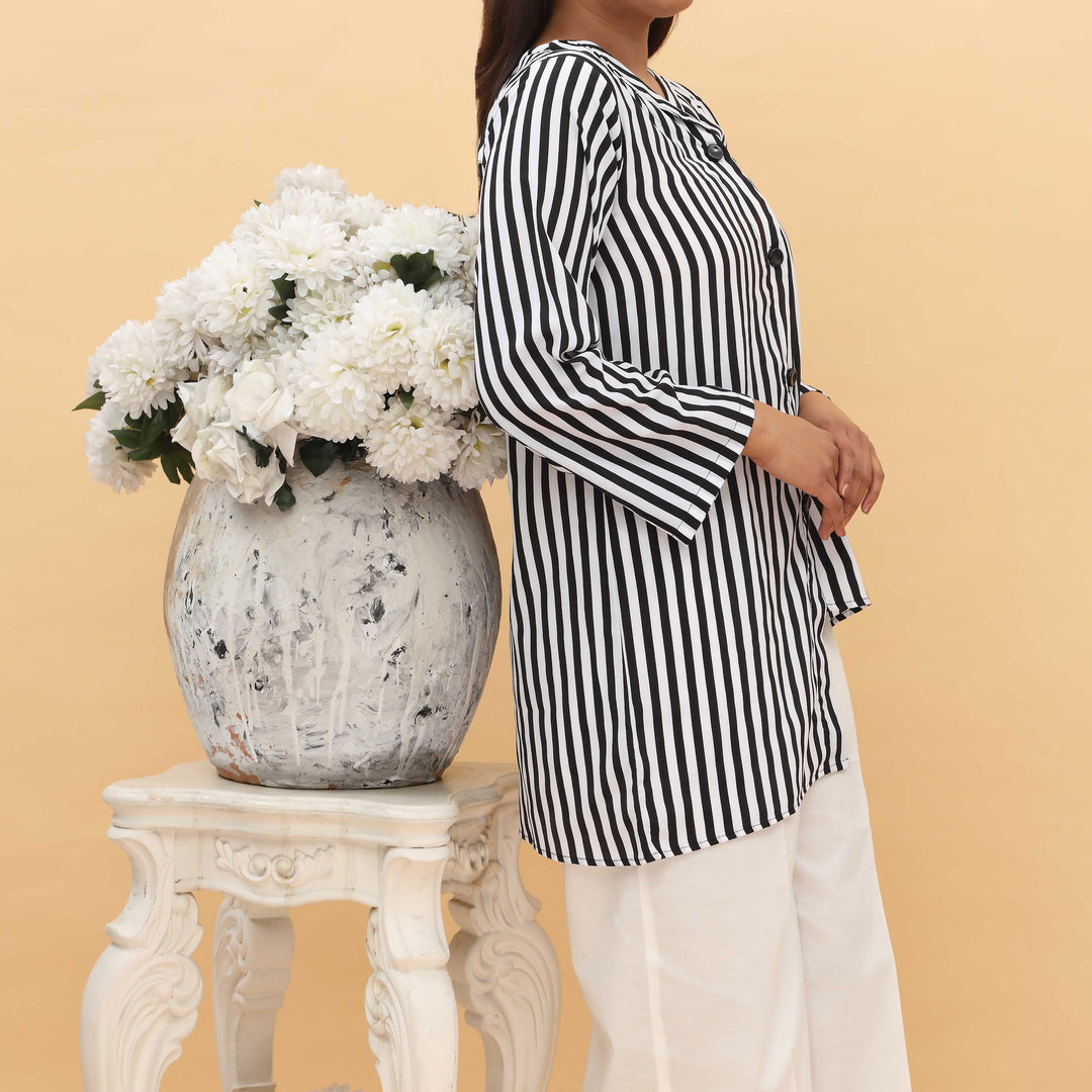 Black Striper Shirt PW4334