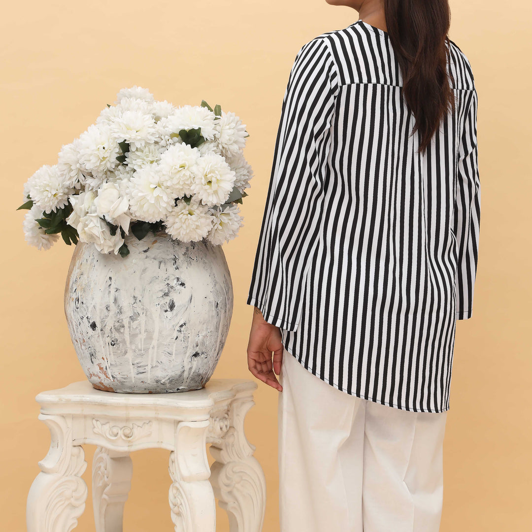 Black Striper Shirt PW4334