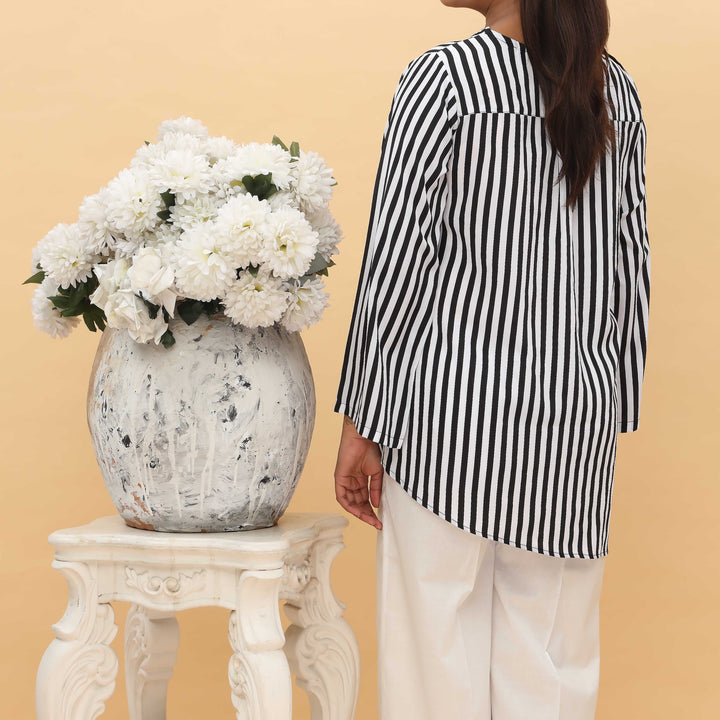 Black Striper Shirt PW4334