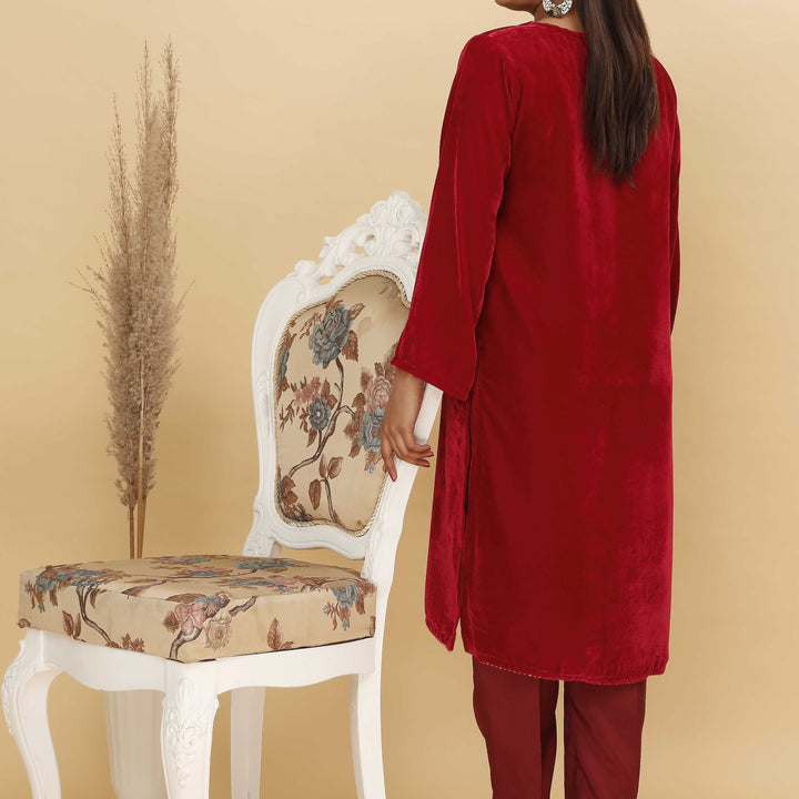 1PC- Fine Quality Micro Velvet Shirt PW4339