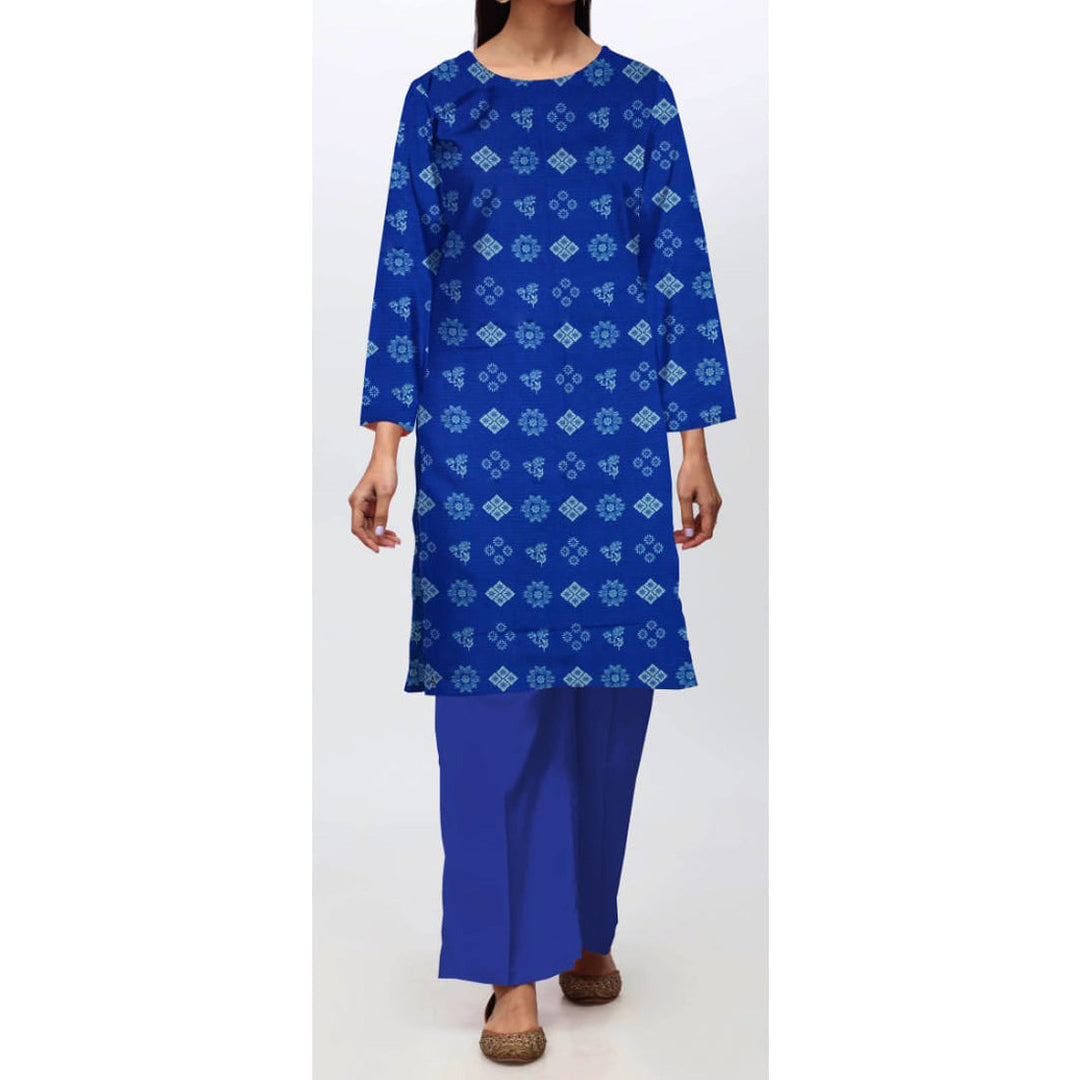 1 PC- Unstitched Digital Printed Bana Doriya Shirt PW4376