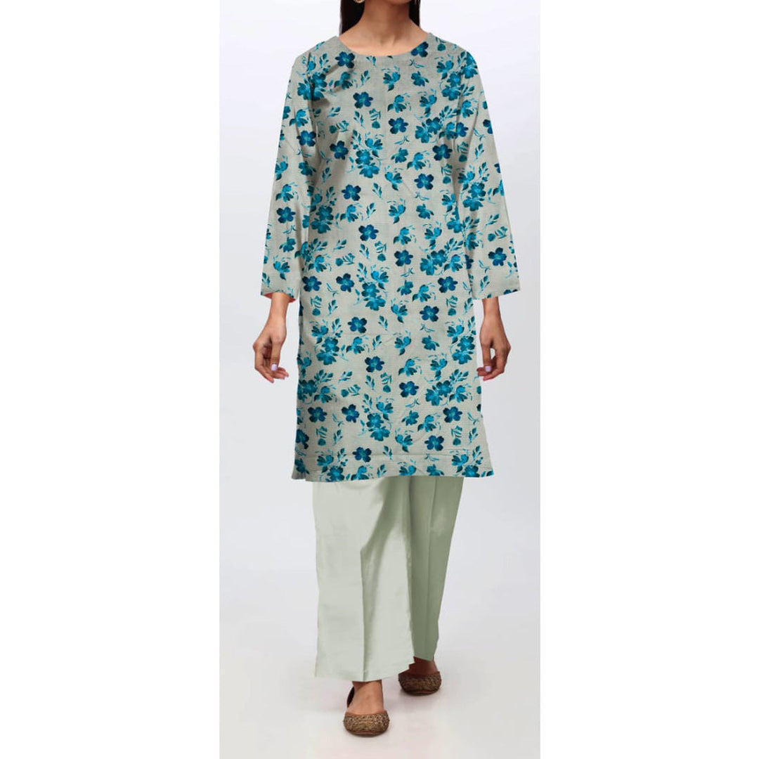 1 PC- Unstitched Digital Printed Bana Doriya Suit PW4392