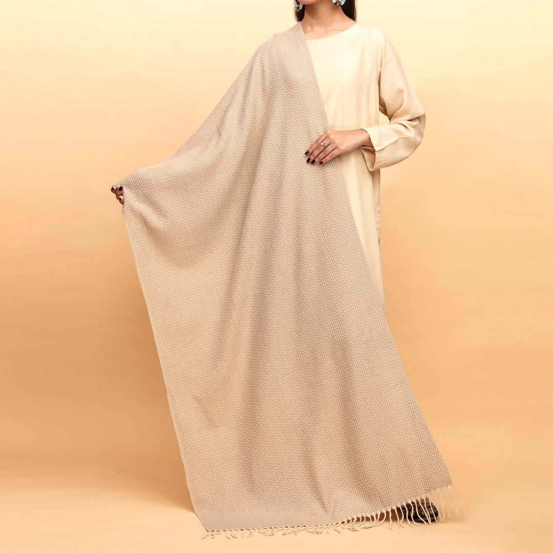 Cream Winter Stole PW4771