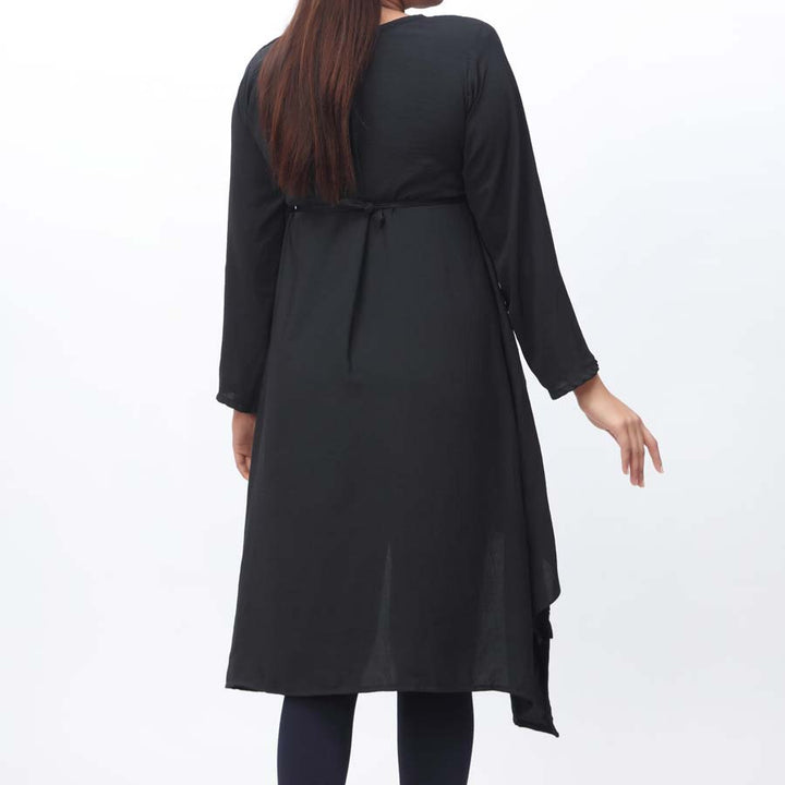 1PC- Solid Georget Chiffon Shirt PW9022