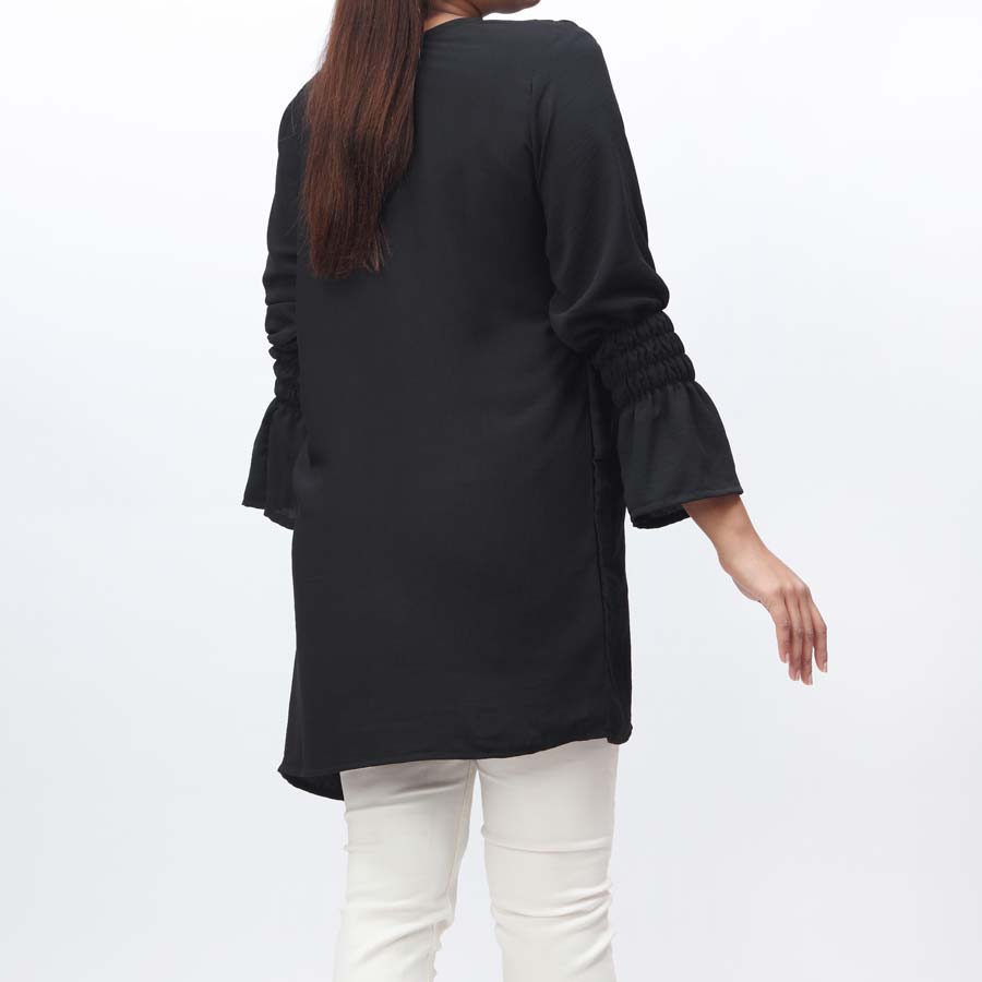 1PC- Solid Georget Chiffon Shirt PW9023