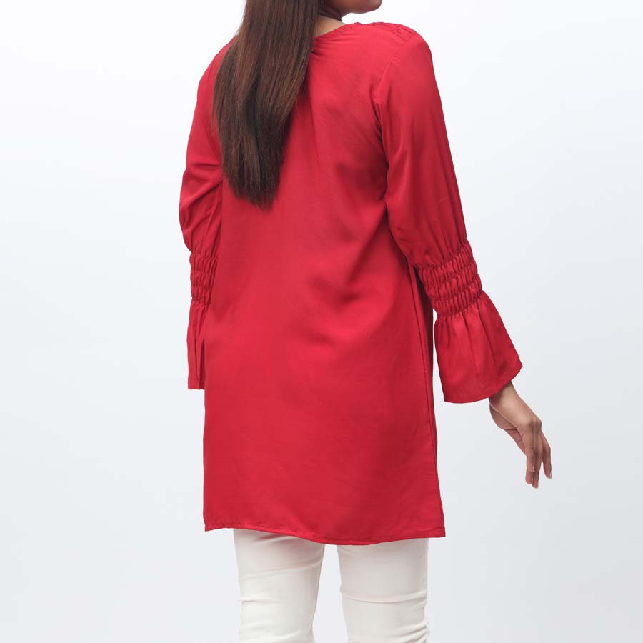 1PC- Solid Georget Chiffon Shirt PW9023