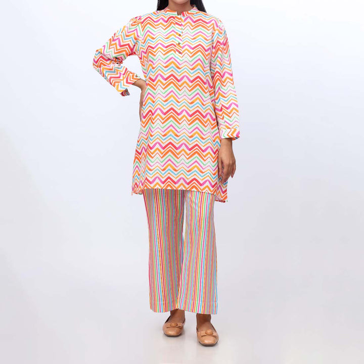 2PC- Printed Khaddar Suit PW9103