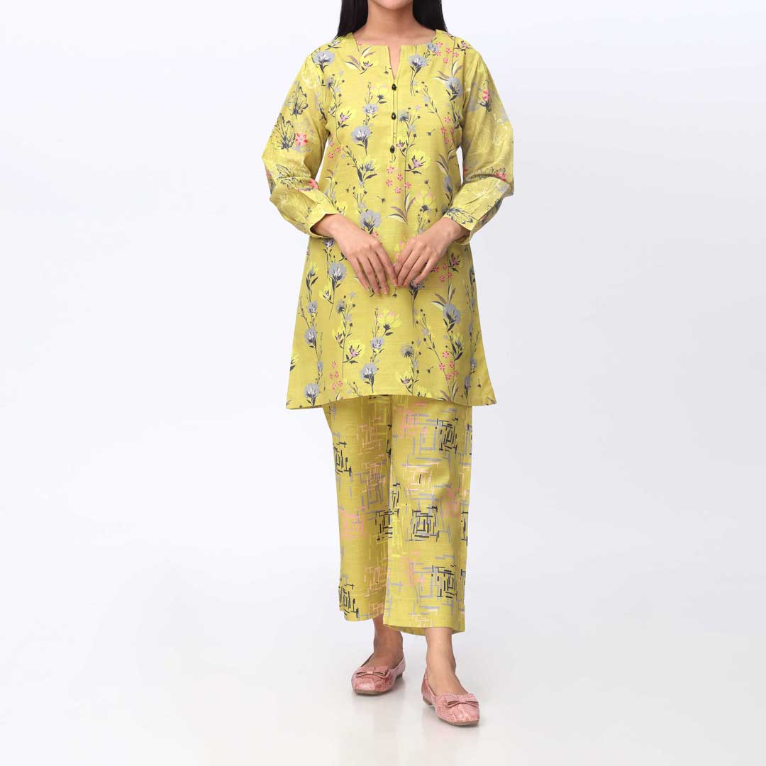 2PC- Digital Printed Khaddar Suit PW9123