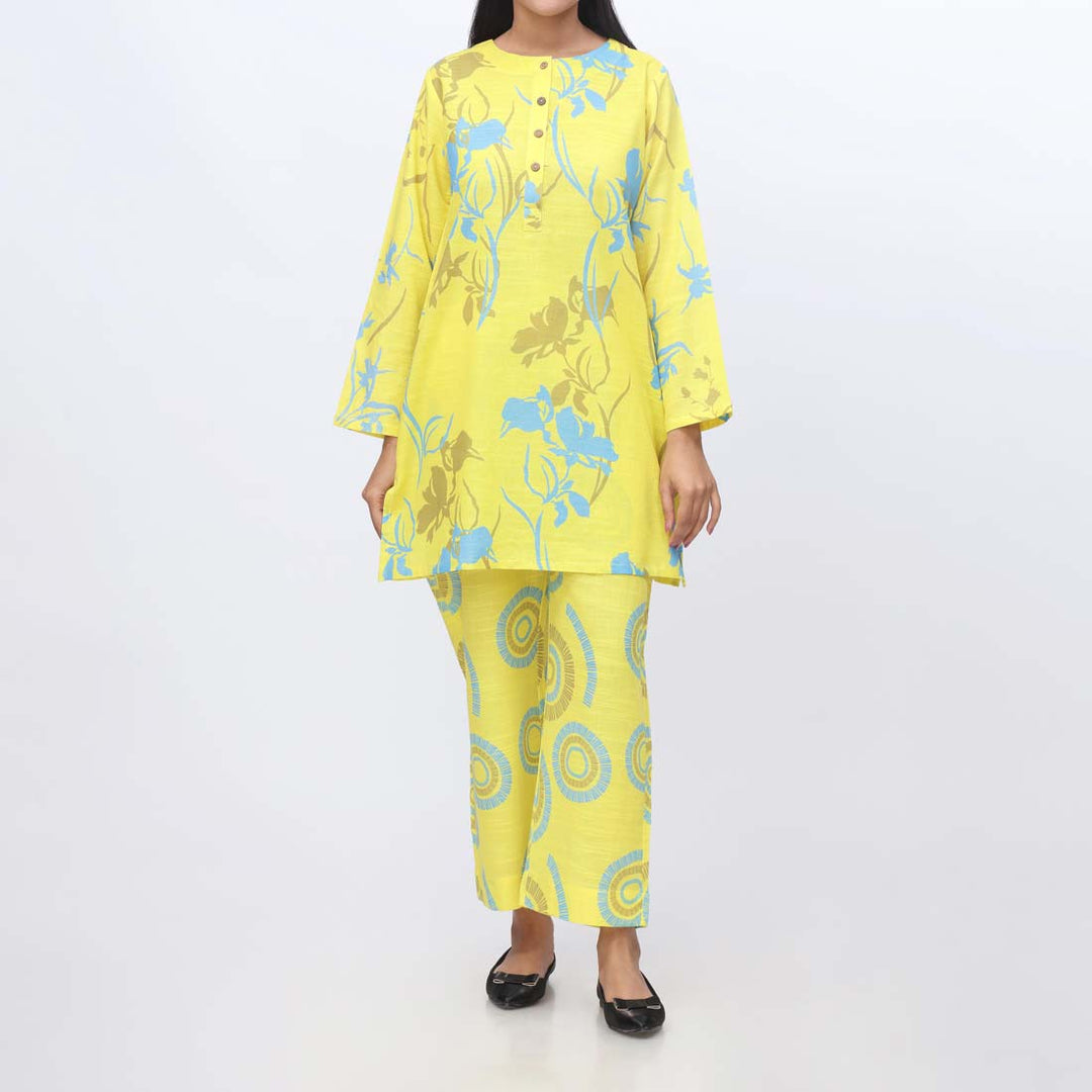 2PC- Printed Khaddar Suit PW9125