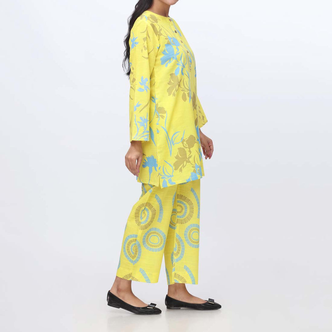 2PC- Printed Khaddar Suit PW9125