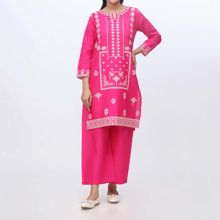 2PC- Embroidered Khaddar Suit PW9126
