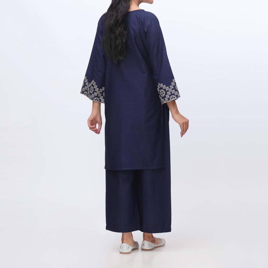 2PC- Embroidered Khaddar Suit PW9127