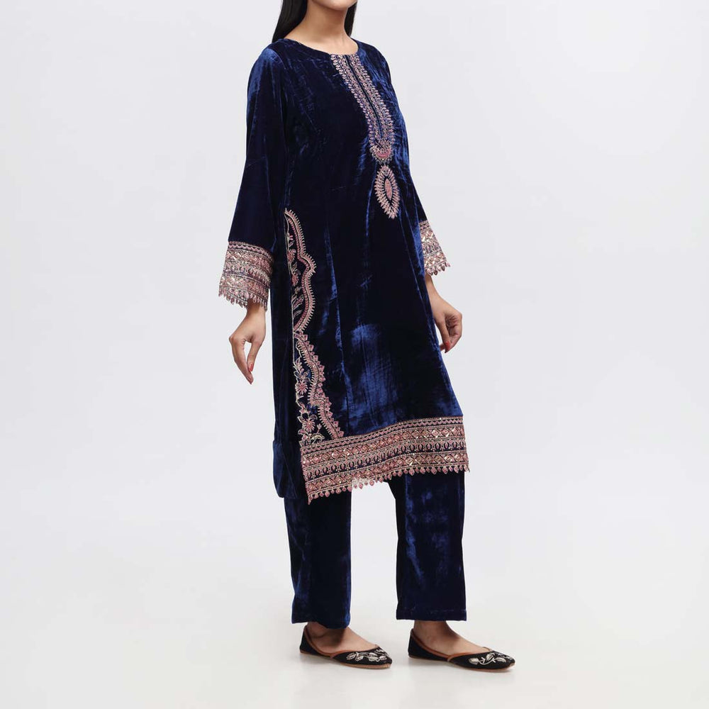 2PC- Embroidered Suit PW9132