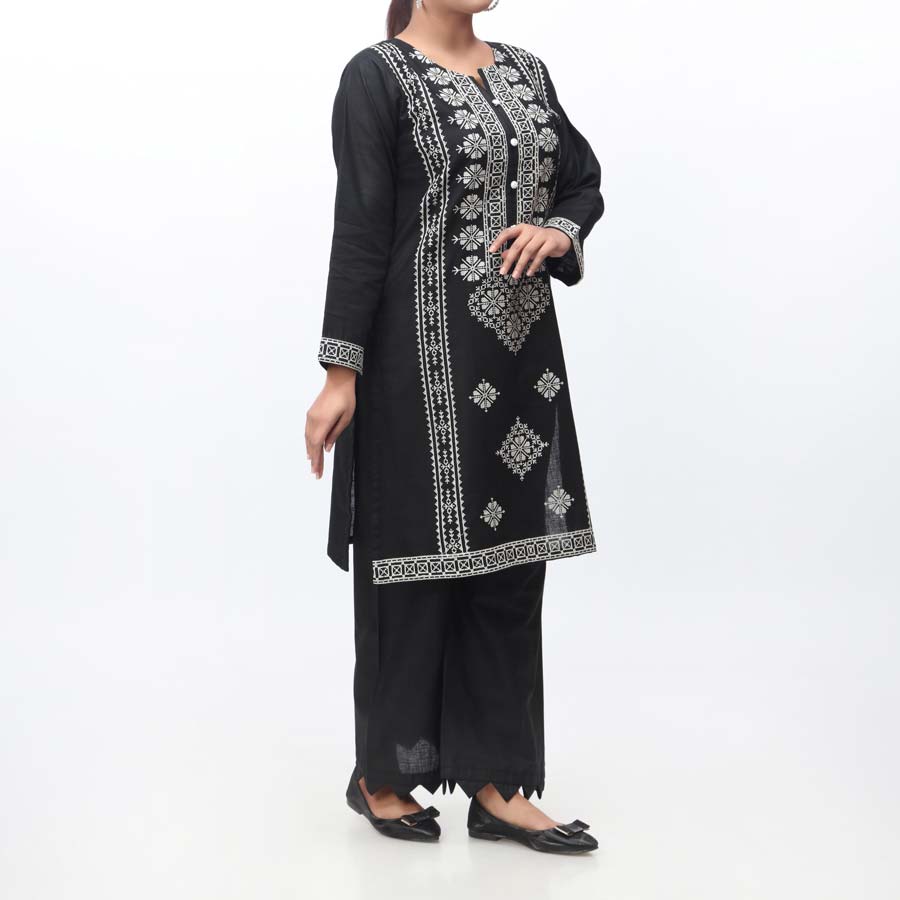 2PC- Embroidered Khaddar Suit PW9168