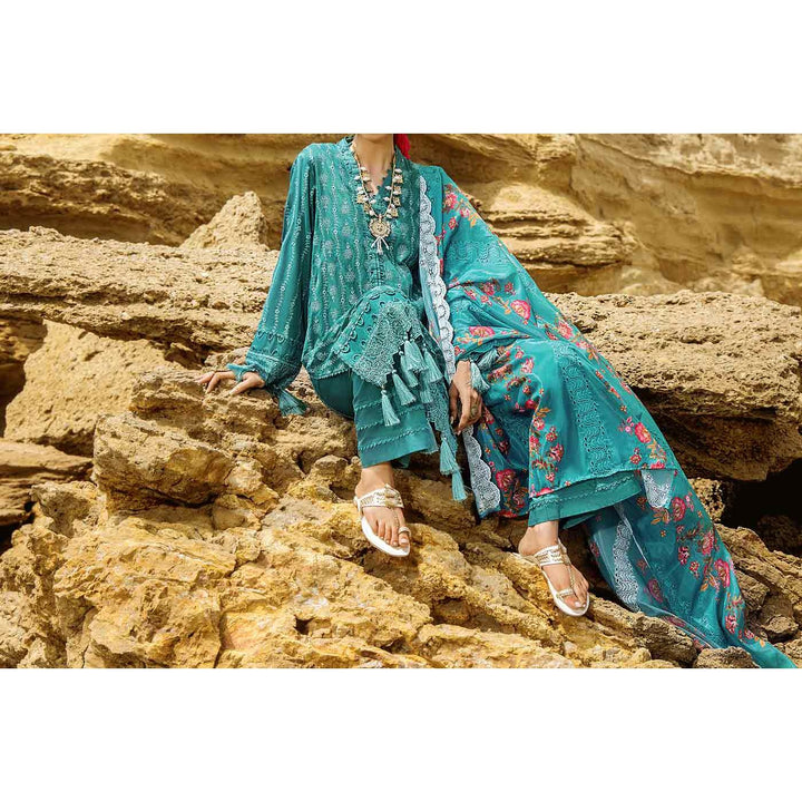 3PC- Unstitched Embroidered Chikankari Suit PW9494