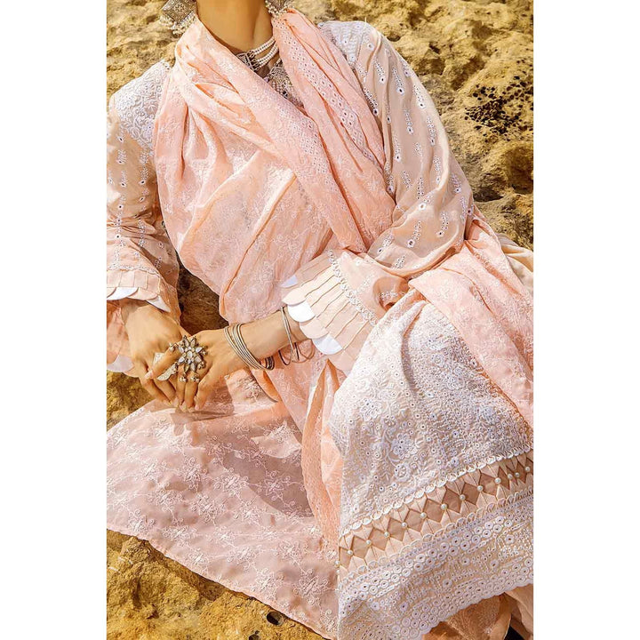 3PC- Unstitched Embroidered Chikankari Suit PW9495