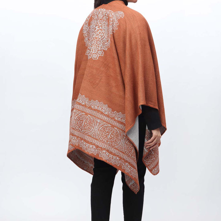 Brown Cape Shawl PW9802