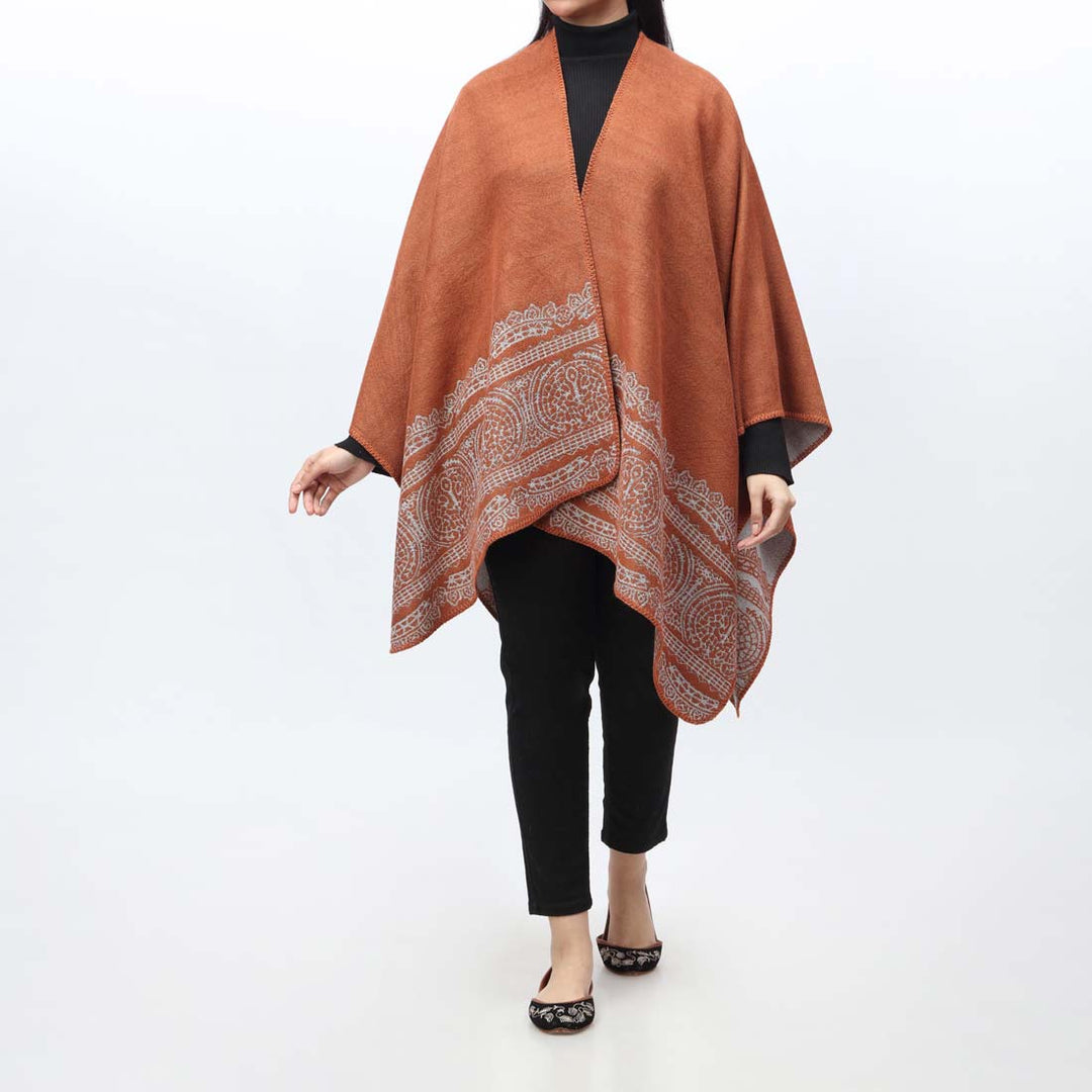 Brown Cape Shawl PW9802