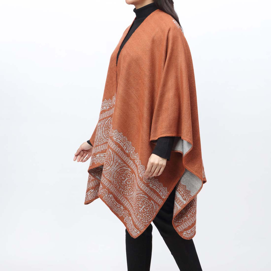 Brown Cape Shawl PW9802