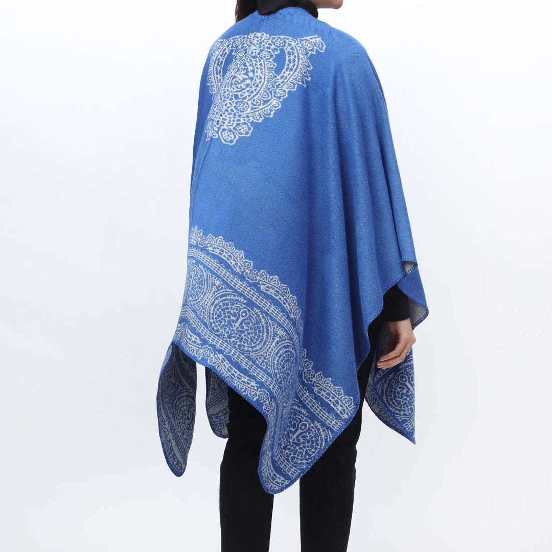 Blue Cape Shawl PW9802