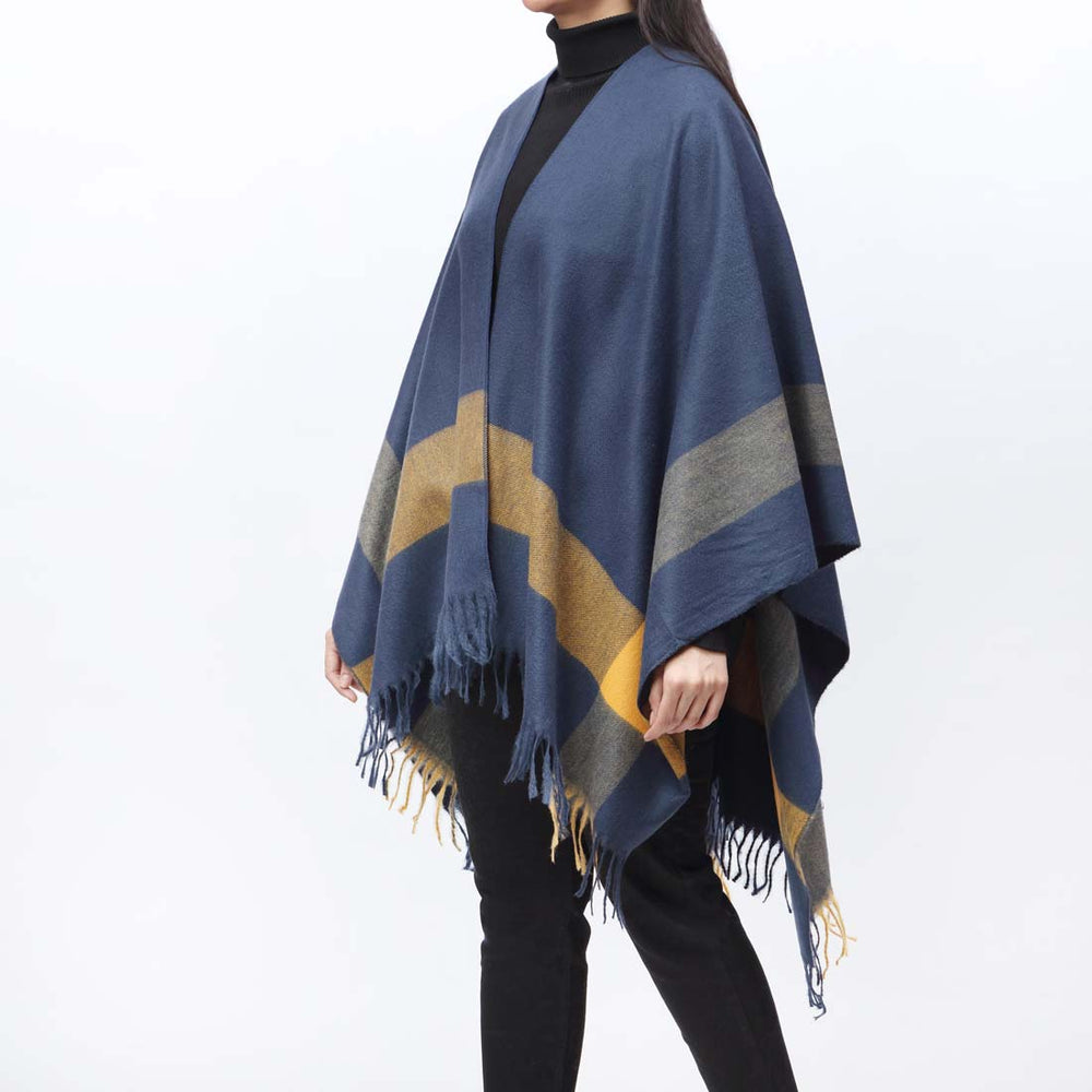 Blue Cape Shawl PW9803