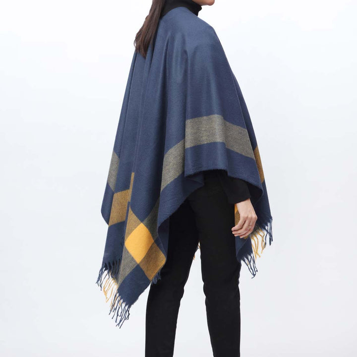 Blue Cape Shawl PW9803