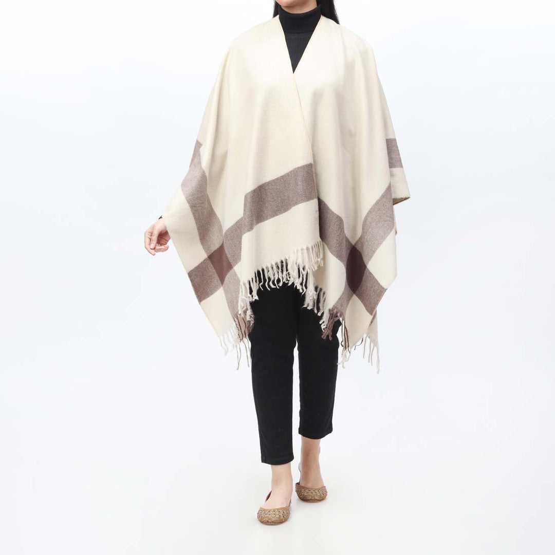 Beige Cape Shawl PW9803