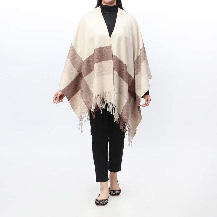 Khaki Cape Shawl PW9805