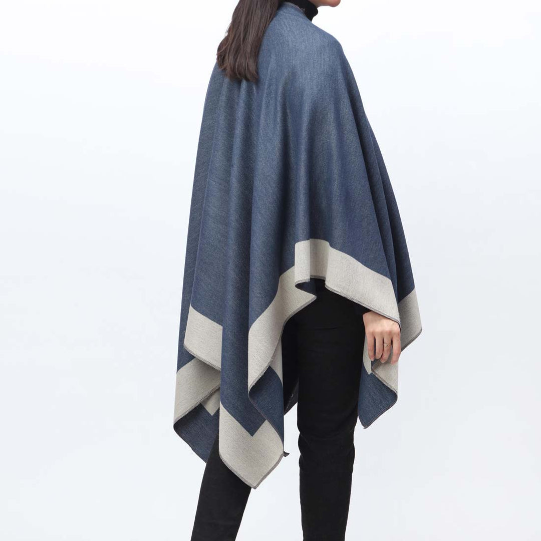 Grey Cape Shawl PW9806