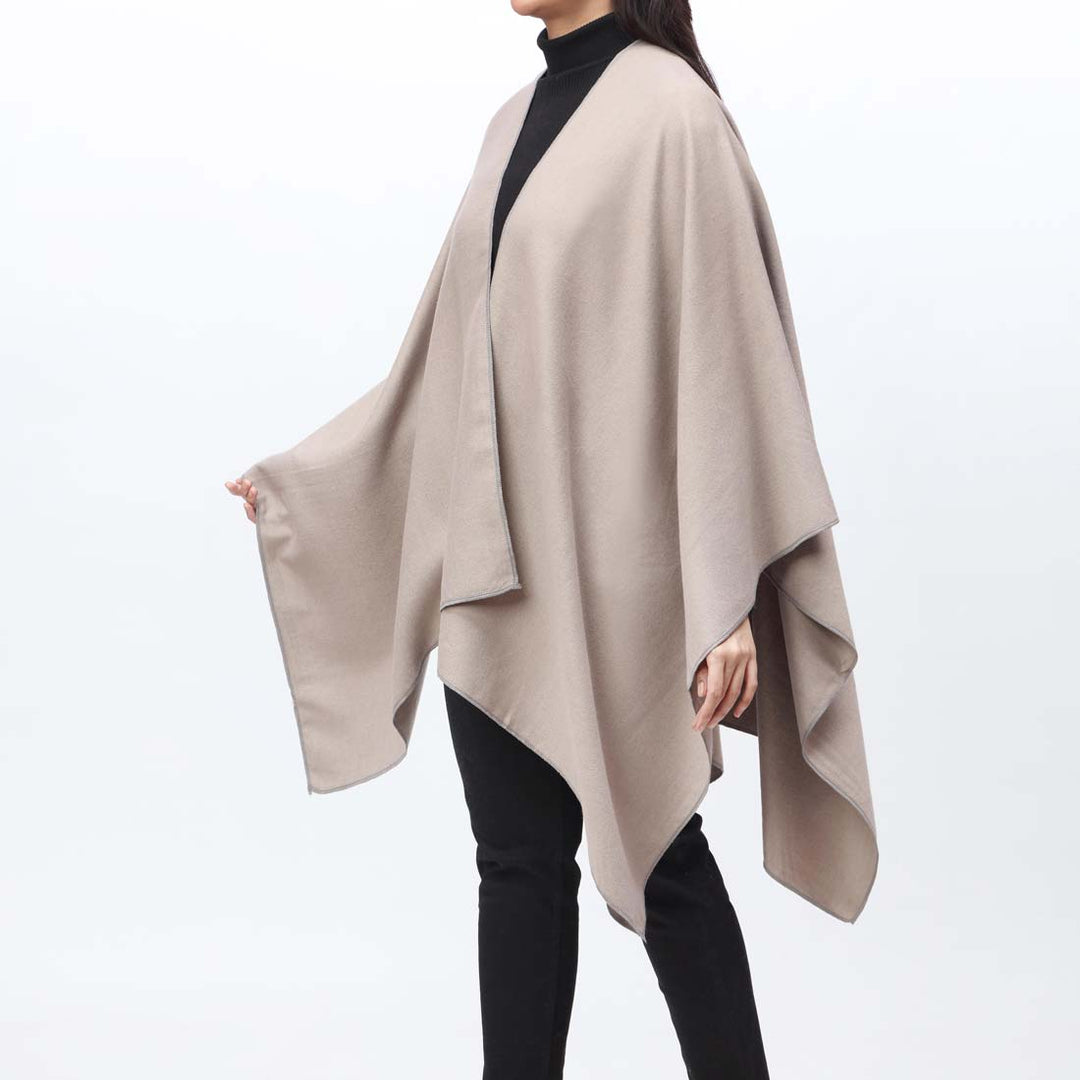 Khaki Cape Shawl PW9807