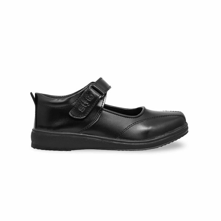 Girls Black School Shoes SK0053