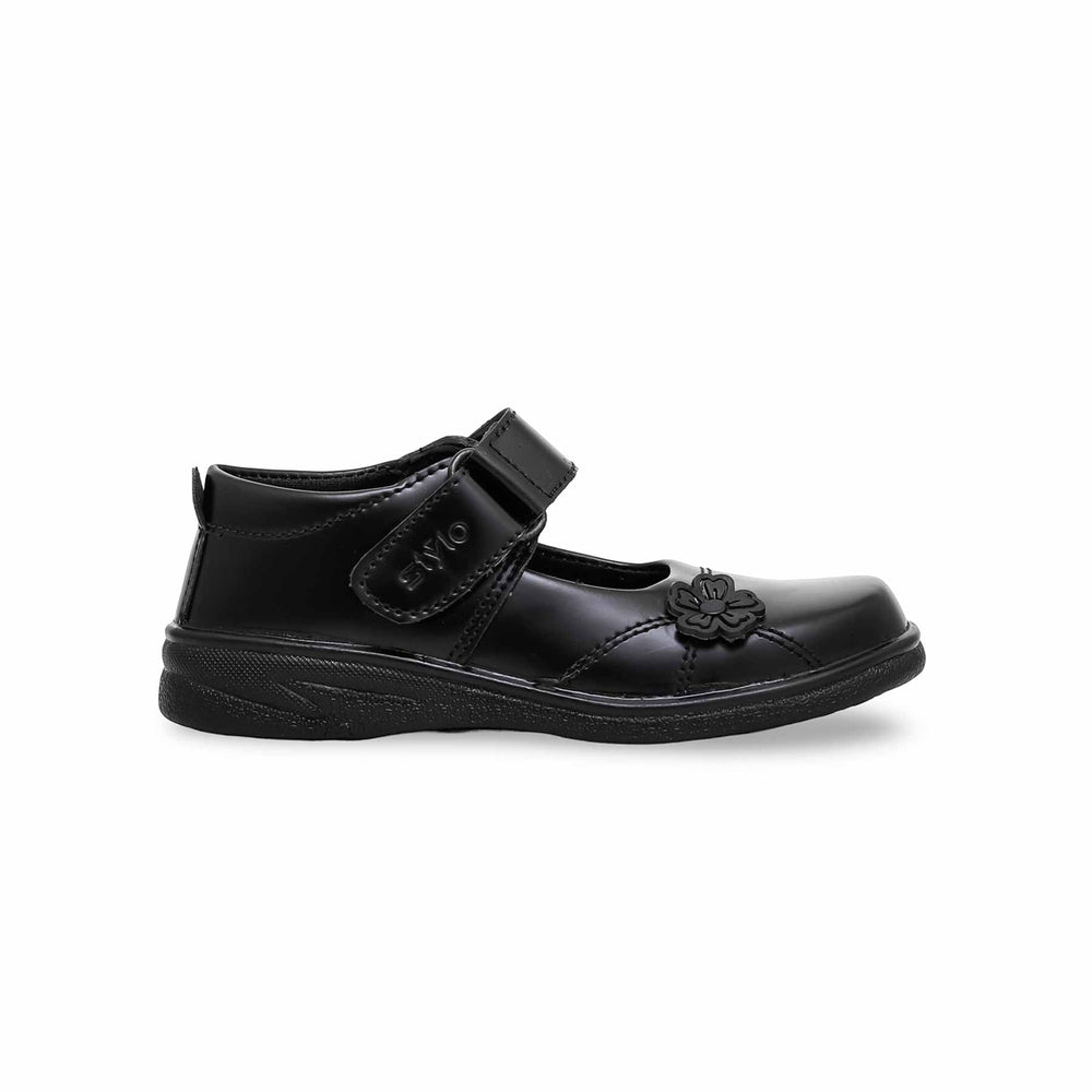 Boys Black School Shoes SK0054