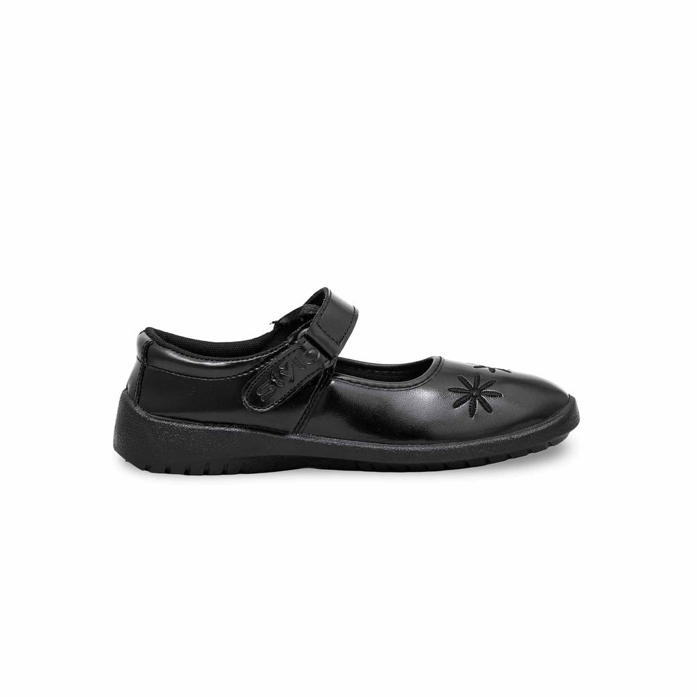 Girls Black School Shoes  SK0065