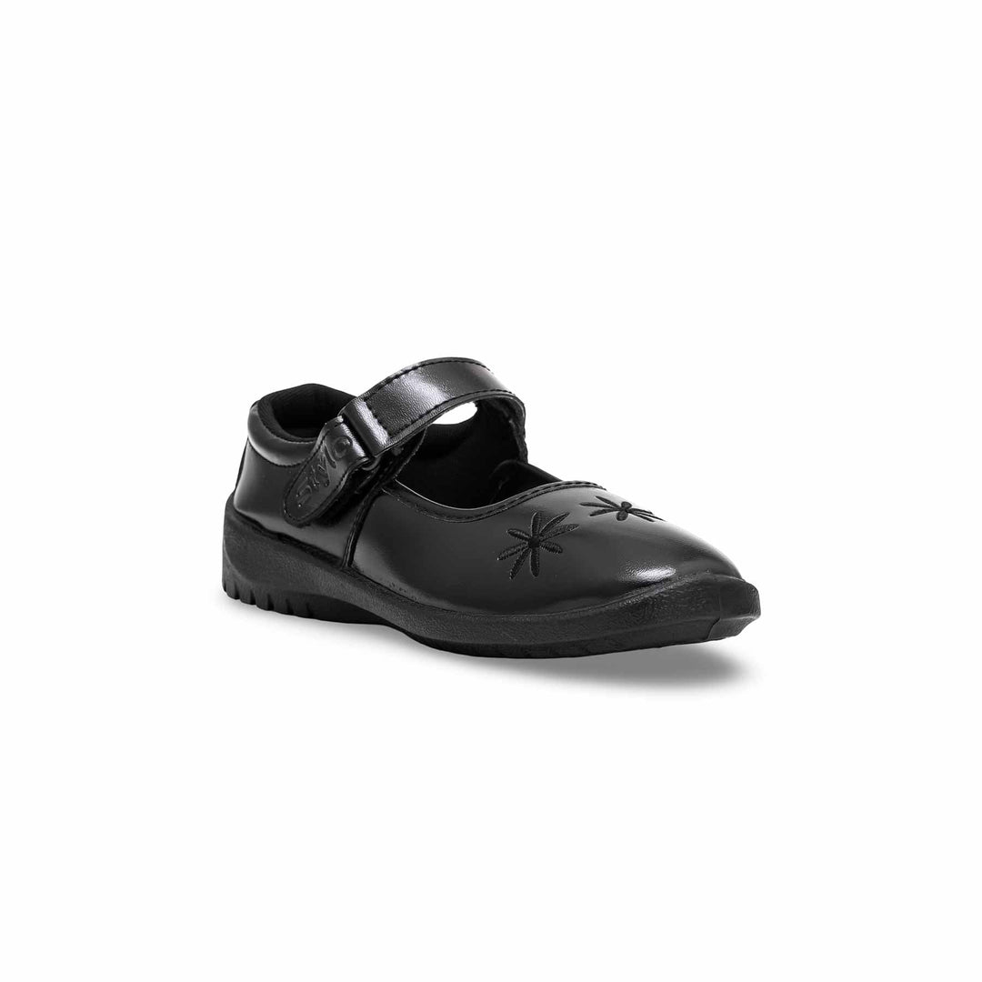 Girls Black School Shoes  SK0065