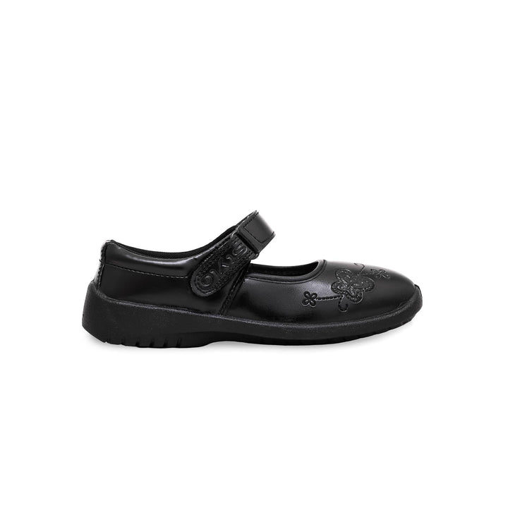 Girls Black Schools Shoes SK0067