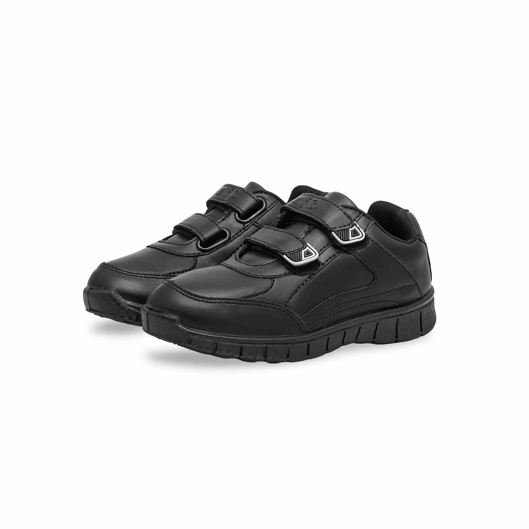 Boys Black School Shoes SK1071