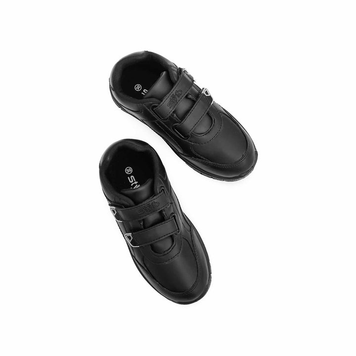 Boys Black School Shoes SK1071